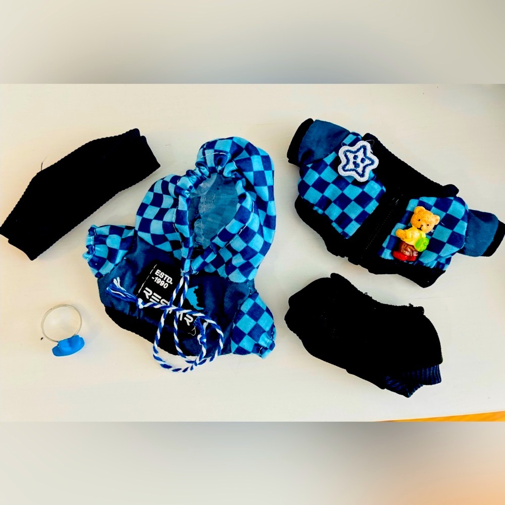 Labubu Streetwear Outfit with earrings. Cute fun accessory
